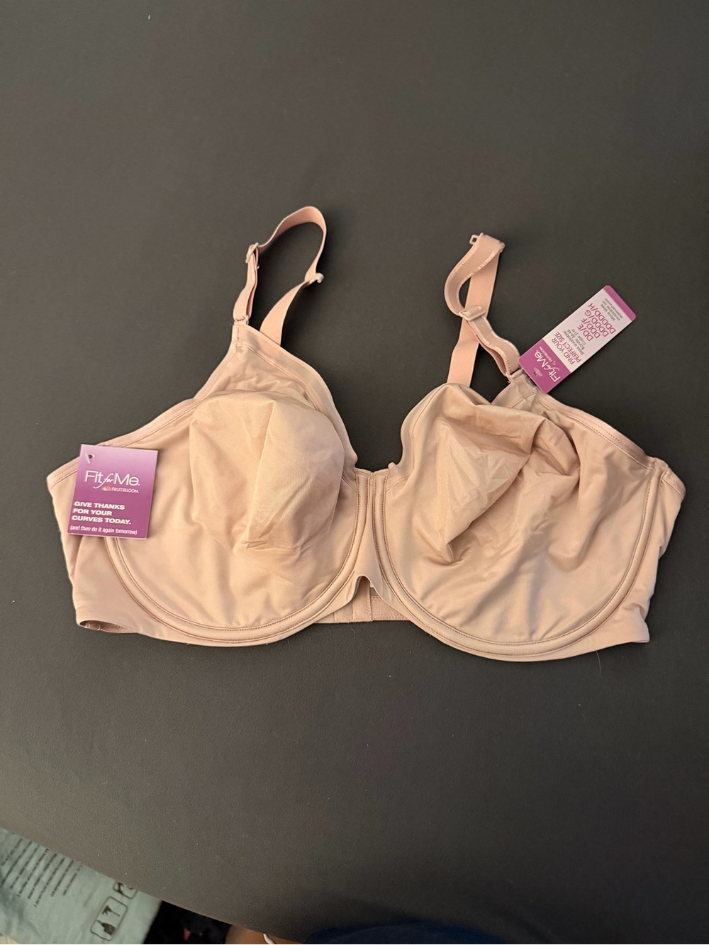 Nude Full-Coverage Underwire Bra